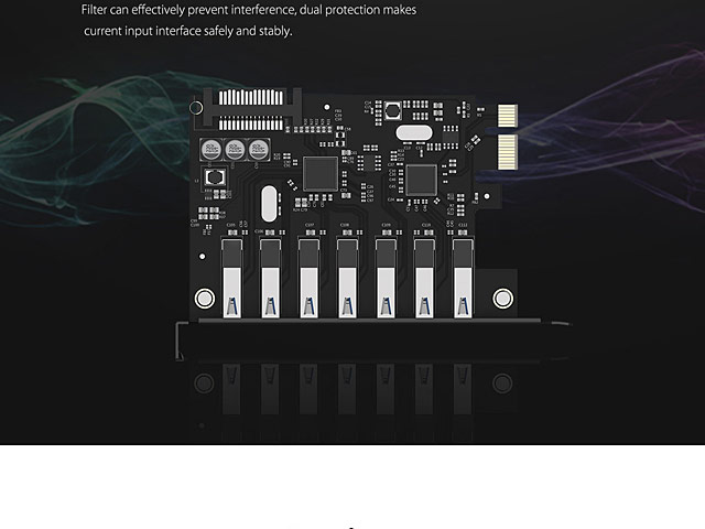 ORICO 7-Port USB3.0 PCI-E Expansion Card with Dual Chip