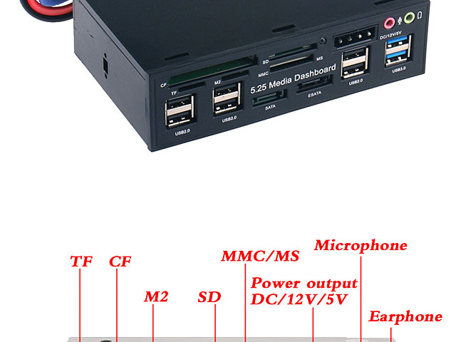 5.25" Media Dashboard (525E)