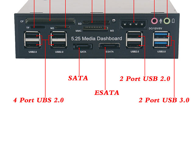 5.25" Media Dashboard (525E)