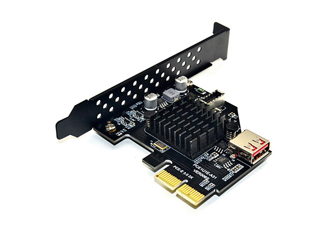 USB 3.1 Front Type-E Expansion Card USB 3.0 PCIe x 2 Adapter