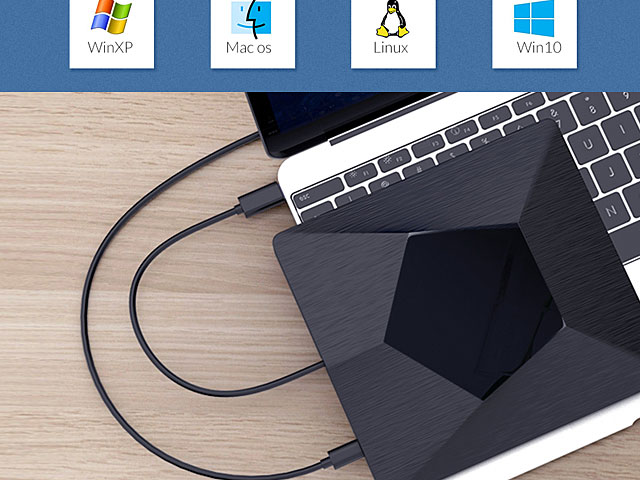 USB/Type-C External Drive DVD-ROM