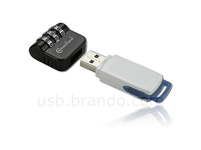 3 Digits Combination USB Flash Drive Security Lock
