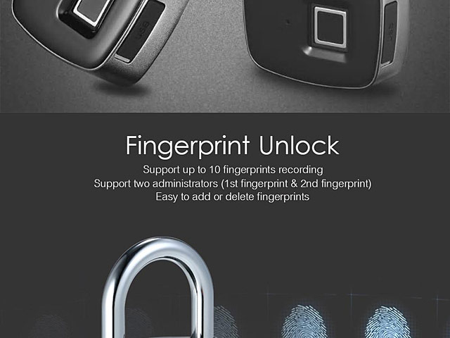 Smart Fingerprint Padlock