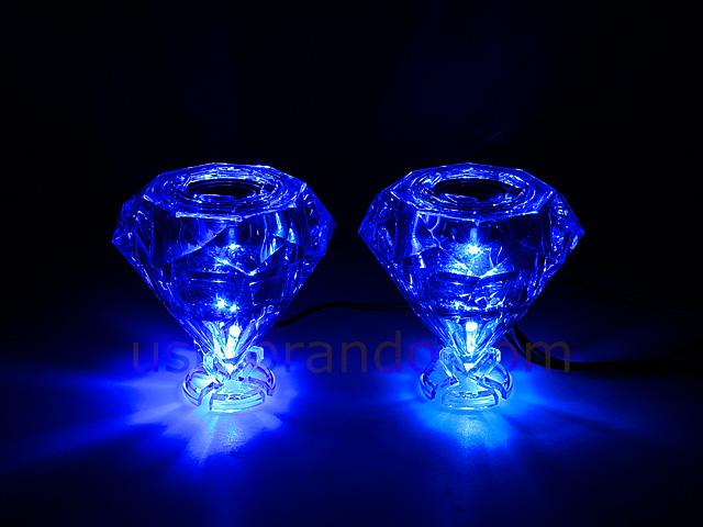 USB Diamond Illuminated Speaker