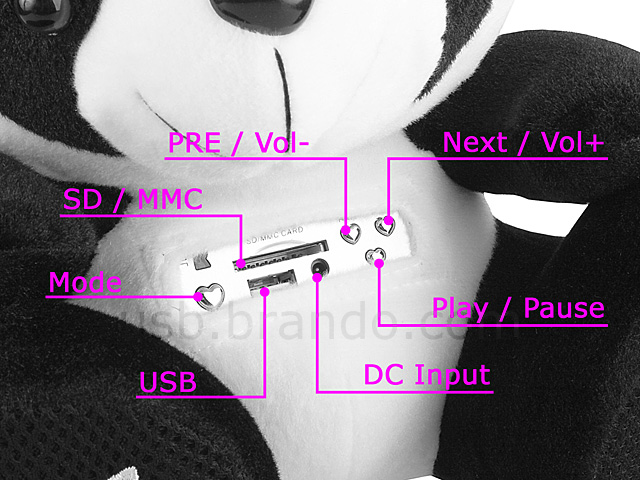 USB Panda MP3 Player