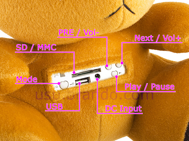USB Bear MP3 Player