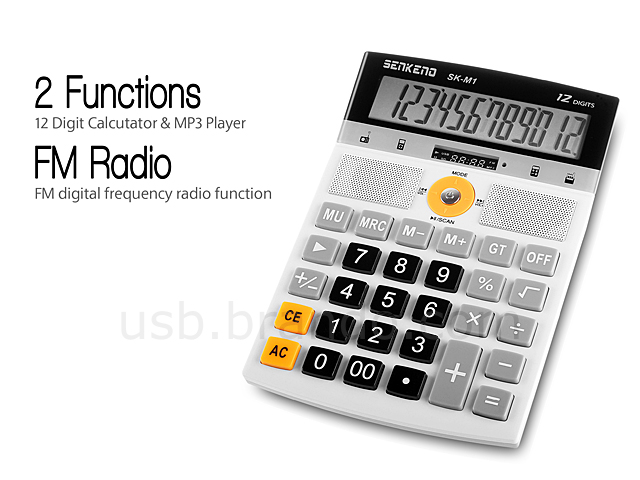 USB Calculator MP3 Player