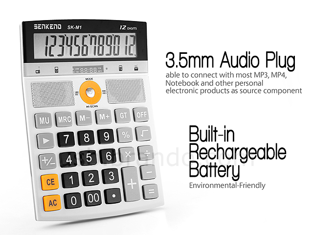 USB Calculator MP3 Player