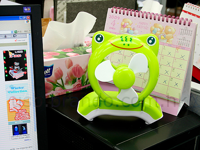 USB Cutie Frog Fan