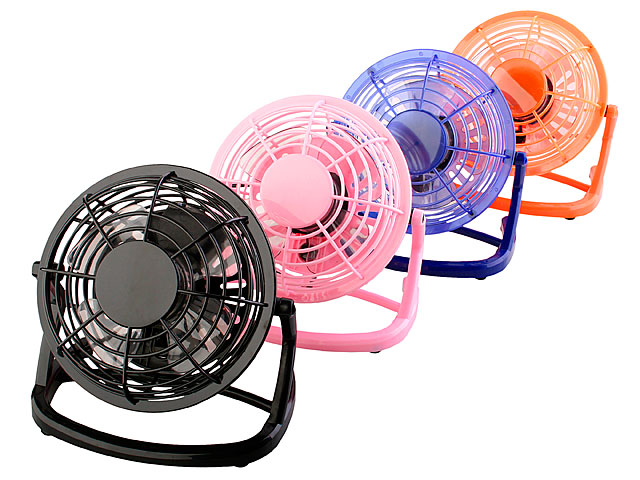 Fan, Simple Portable USB Charging Little Fan, Vintage Pure Color College  Dorm Mini Fan, Durable Oscillating Table Fan, Small Desk Fan For Travel,  Office, Desktop 