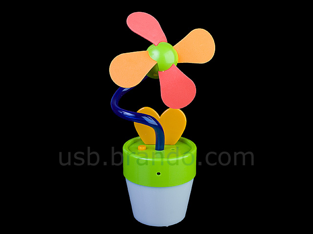 USB Flower Fan with Light