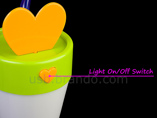 USB Flower Fan with Light