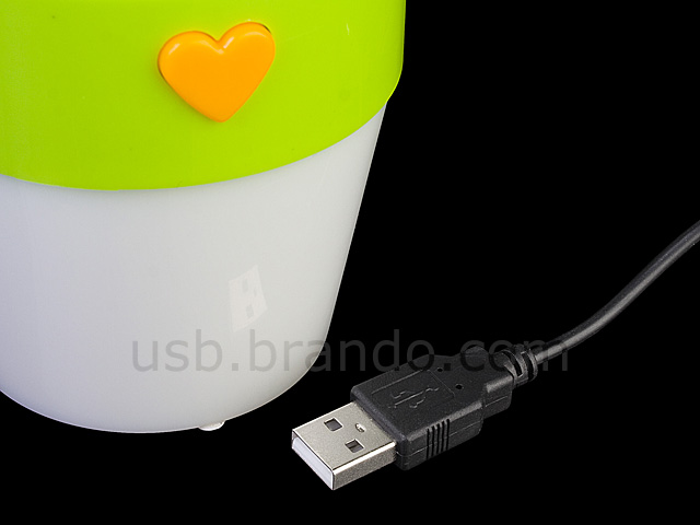 USB Flower Fan with Light