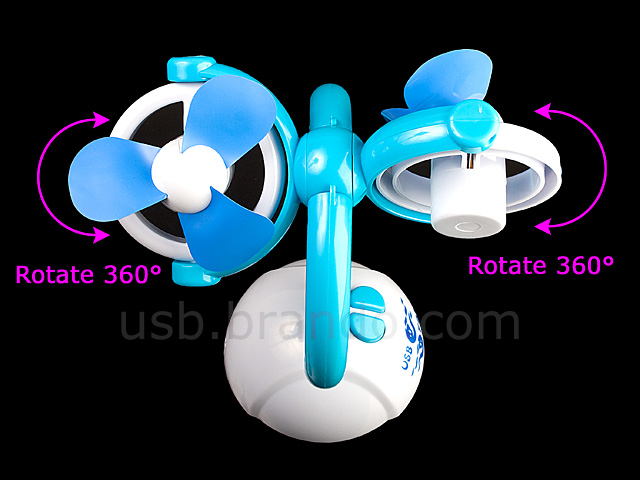 USB Rota-Rota Dual Fan