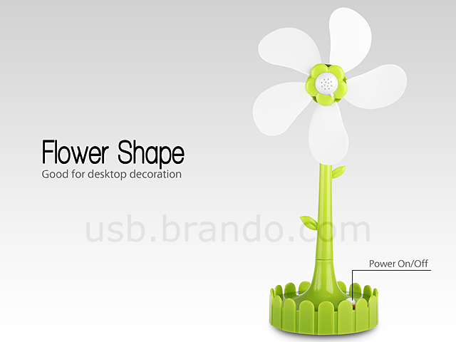 USB Flower Aroma Diffuser with Fan