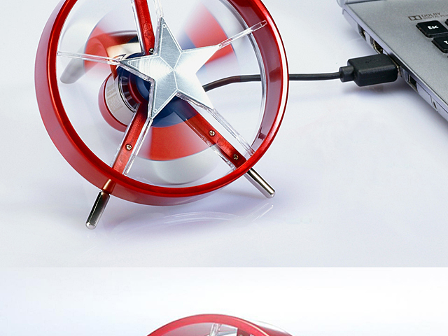 infoThink Captain America 3 - USB Mini Fan