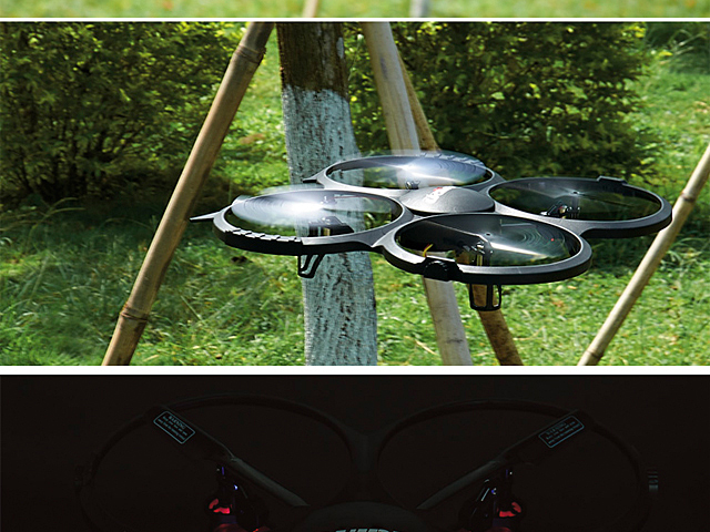 UDI U919A-WiFi 2.4GHz 4 CH 6 Axis Gyro RC Quadcopter with Camera