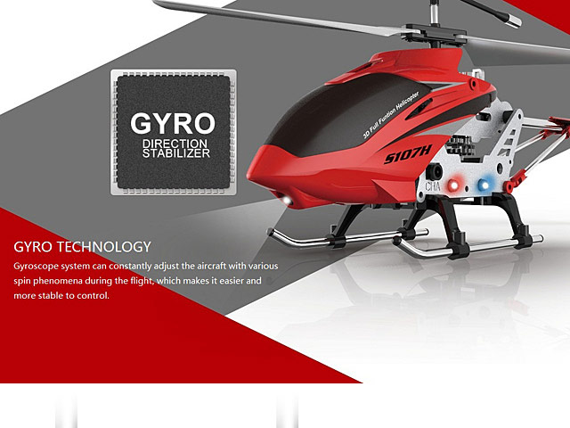 Syma S107H 2.4GHz 3CH RC Helicopter Alloy Copter