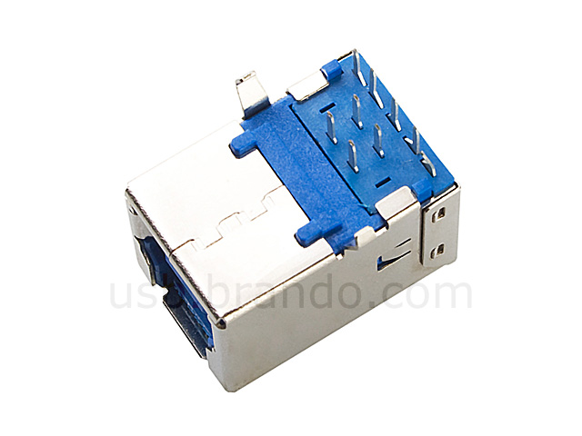 USB 3.0 Type B Female DIP Connector (90°)