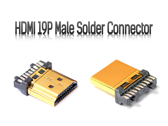 HDMI 19P Male Solder Connector