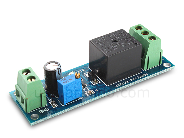 NE555 DIY Monostable Switch Time Delay Circuit Module w Vehicle Electrical Delay (12V)