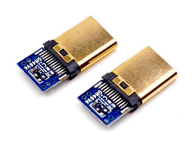Gold-Plated USB-C Male To Male 10Gbps 4K 60Hz USB 3.1 Type-C