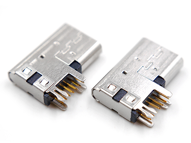 USB 3.1 Type C Female DIP Connector (Horizontal 90°)