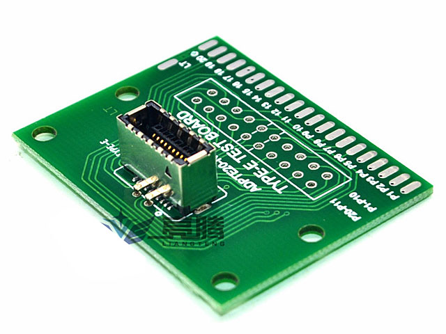 Type-E Test Female + PCB Board