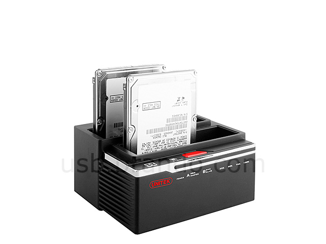 Dual SATA HDD Docking Station (USB 2.0/e-SATA) (Y-2041)