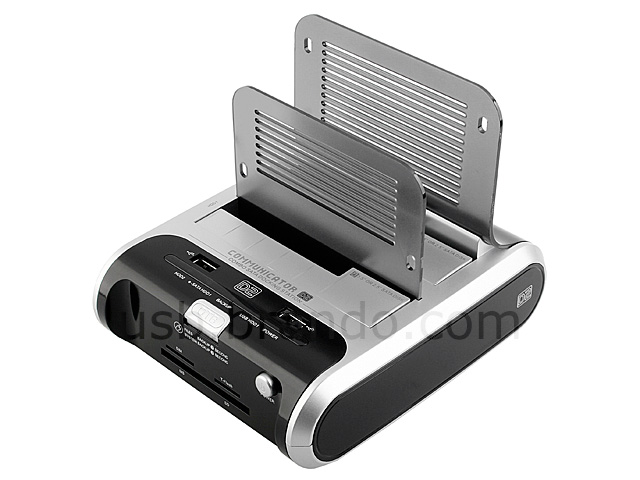 Dual SATA HDD Multi-Function Dock with OTB + Wireless N and Bluetooth Adapter (USB + eSATA)