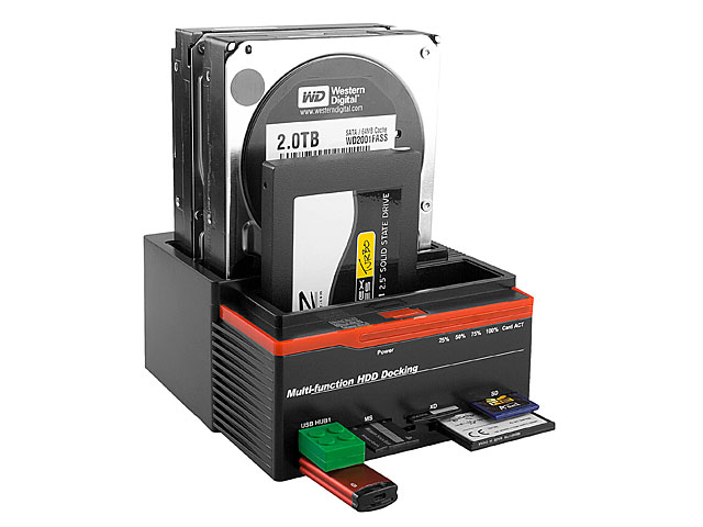 Triple SATA HDD Multi-Function Dock