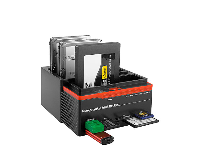 Triple SATA HDD Multi-Function Dock