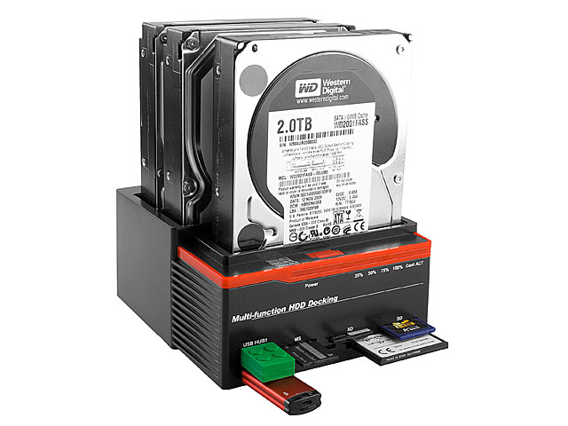 Triple SATA HDD Multi-Function Dock