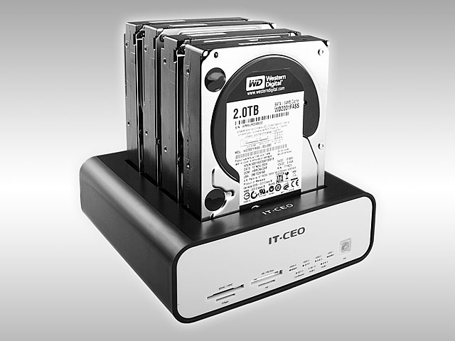 Quadruple SATA HDD Multi-Function Dock