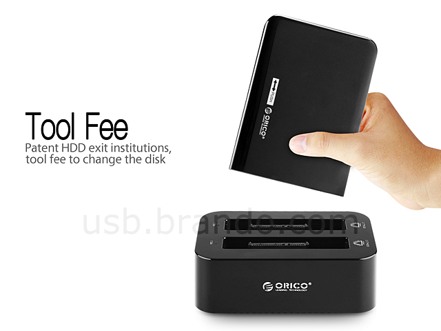 ORICO USB 3.0 Dual 2.5" SATA HDD Dock (USB 3.0 + Clone)