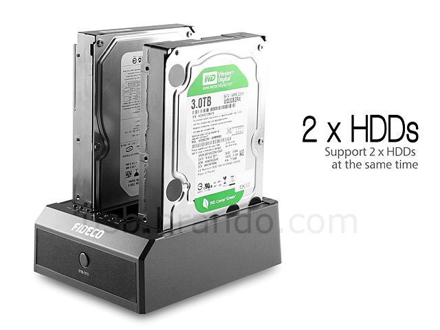 USB 3.0 Dual SATA/IDE HDD Dock (USB 3.0 + Clone)