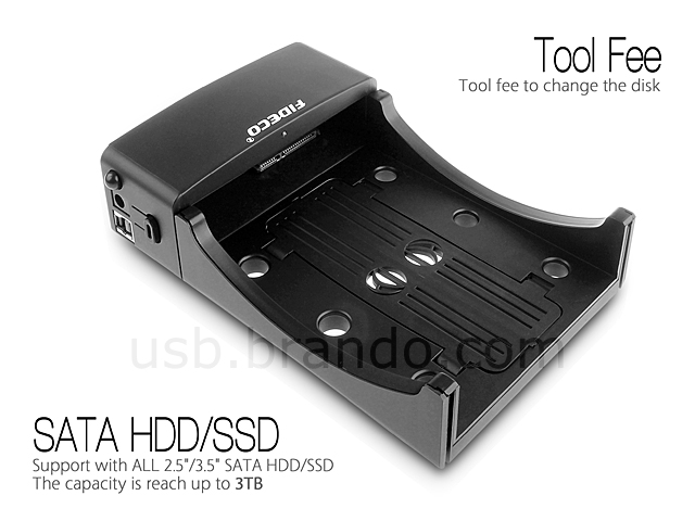 Docking Station, FIDECO Station d'accueil pour 2 Disques Durs SATA USB 3.0  Fonction Clonage Disque Dur 2,5 Pouces et 3,5 Pouces HDD SSD SATA :  : Informatique