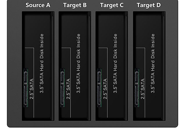 MAIWO K3084 USB 3.0 Quadruple SATA HDD Duplicator Dock