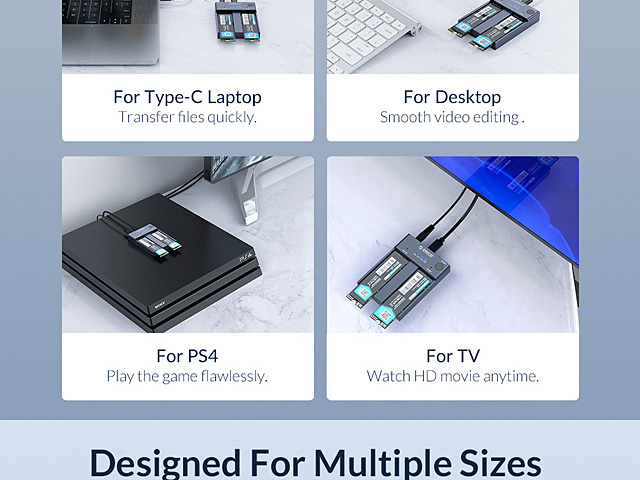 ORICO NVME M.2 SSD Dual-Bay Duplicator