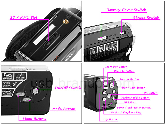 HD Digital Video Camcorder with Telescope