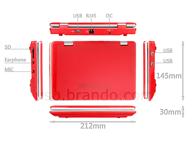 7" EPC Android Netbook