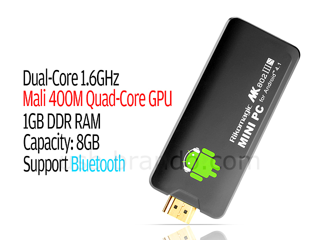 MK802 IIIS Dual-Core Bluetooth Android 4.1 Thumb PC