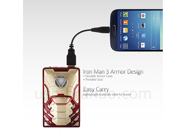 Iron Man Armor Power Bank 4,000mAh