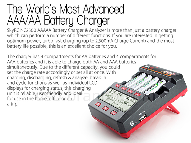 SkyRC NC2500 AA/AAA Battery Charger & Analyzer