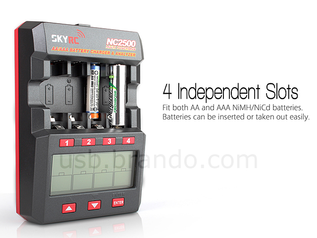 SkyRC NC2500 AA/AAA Battery Charger & Analyzer