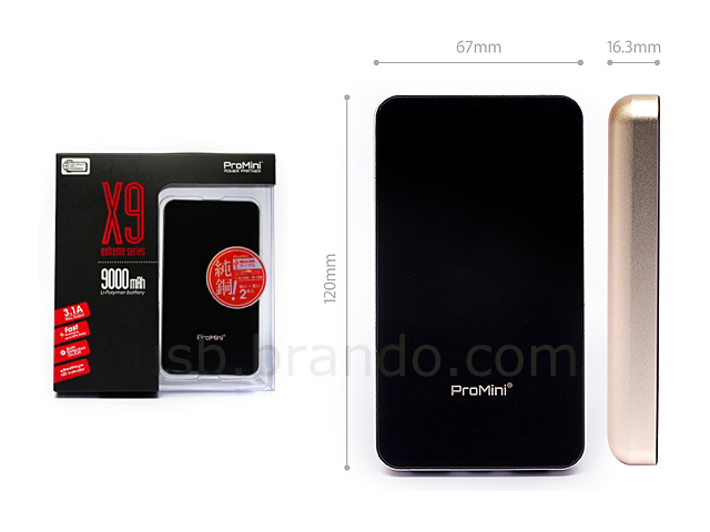 Magic-Pro ProMini X9 External Battery Charger (9,000mAh)