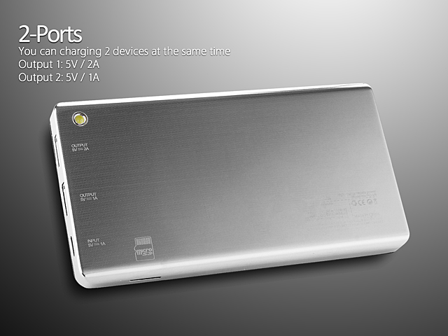 2-Port Power Bank PO-V5 (8,000mAh)