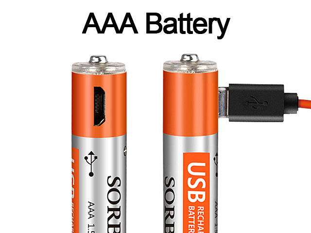 AAA micro USB Rechargeable Battery