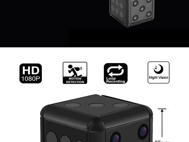 SQ16 HD 1080P Dice Mini DV Camera