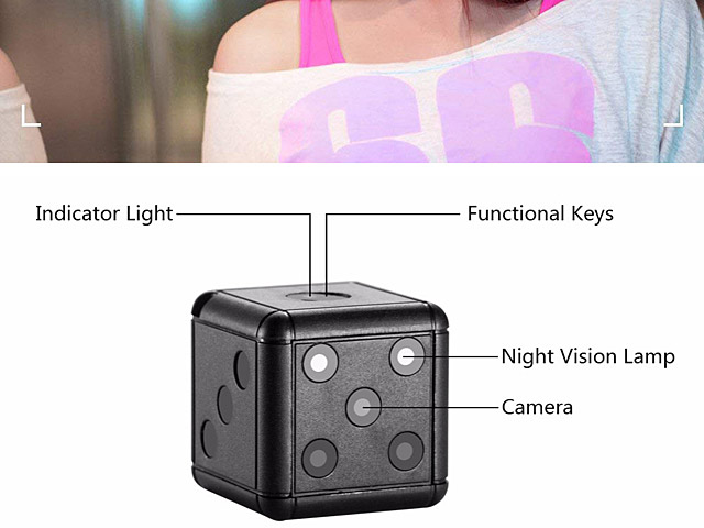 SQ16 HD 1080P Dice Mini DV Camera